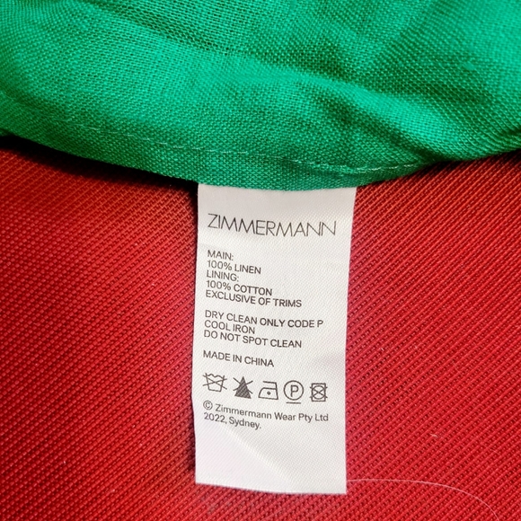 HP💖Zimmermann Tiggy Bow Midi Dress. Size 0P, NWT - Picture 14 of 15